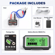 Load image into Gallery viewer, ANCEL 12V LED Car Battery Tester SOH/SOC Rechargeable Battery Analysis Tool, BM200 PRO