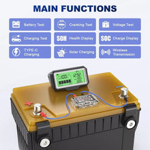 Load image into Gallery viewer, ANCEL 12V LED Car Battery Tester SOH/SOC Rechargeable Battery Analysis Tool, BM200 PRO