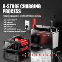 Load image into Gallery viewer, FOXSUR 25A 12V/24V Portable High-Power Car Ship Motorcycle Charger, US Plug, EU Plug, UK Plug, AU Plug, JP Plug