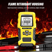 Load image into Gallery viewer, FOXSUR 12V/24V Automotive Lead-acid Battery Internal Resistance Rapid Analyzer, Yellow