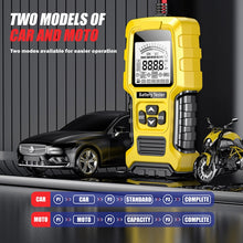 Load image into Gallery viewer, FOXSUR 12V/24V Automotive Lead-acid Battery Internal Resistance Rapid Analyzer, Yellow