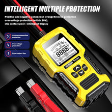 Load image into Gallery viewer, FOXSUR 12V/24V Automotive Lead-acid Battery Internal Resistance Rapid Analyzer, Yellow