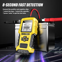 Load image into Gallery viewer, FOXSUR 12V/24V Automotive Lead-acid Battery Internal Resistance Rapid Analyzer, Yellow