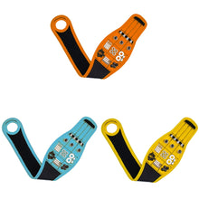 Load image into Gallery viewer, Thumb Wrap Magnetic Metal Accessory Tool Storage Strap, Orange, Blue, Yellow