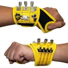 Load image into Gallery viewer, Thumb Wrap Magnetic Metal Accessory Tool Storage Strap, Orange, Blue, Yellow