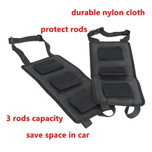 Load image into Gallery viewer, Car Back Seat Fishing Rod Strap Fixed Storage Bag