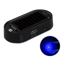 Load image into Gallery viewer, Car Solar Analog Anti-theft Device LED Warning Light, Black Shell Blue Light, Black Shell Red Light