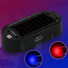 Load image into Gallery viewer, Car Solar Analog Anti-theft Device LED Warning Light, Black Shell Blue Light, Black Shell Red Light