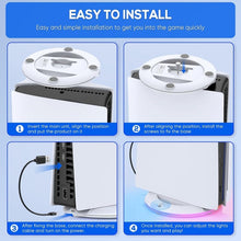 Load image into Gallery viewer, For Sony PS5 Slim IPEGA Universal Game Console Vertical Cooling Base Holder, White, Black, Colorful White, Colorful Black