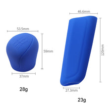 Load image into Gallery viewer, Automotive Silicone Manual Automatic Shift Lever Protective Cover, Gear Shift Black, Gear Shift Gray, Gear Shift Red, Gear Shift Blue, Gear Shift Beige, Gear Shift Yellow, Handbrake Black, Handbrake Gray, Handbrake Red, Handbrake Blue, Handbrake Beige ...