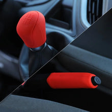 Load image into Gallery viewer, Automotive Silicone Manual Automatic Shift Lever Protective Cover, Gear Shift Black, Gear Shift Gray, Gear Shift Red, Gear Shift Blue, Gear Shift Beige, Gear Shift Yellow, Handbrake Black, Handbrake Gray, Handbrake Red, Handbrake Blue, Handbrake Beige ...