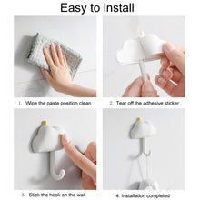 Load image into Gallery viewer, 3pcs /Set Household Wall Hanging Hooks Dormitory Non-Marking Punch-Free Adhesive Hooks