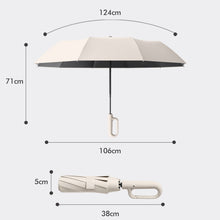 Load image into Gallery viewer, Fully Automatic Rain Or Shine Umbrella Foldable Unisex Sun Shade Umbrella, Forward Beige 105cm, Forward Blue 105cm, Forward Gray 105cm, Forward Beige 125cm, Forward Blue 125cm, Forward Gray 125cm, Reverse Beige 105cm, Reverse Blue 105cm                ...
