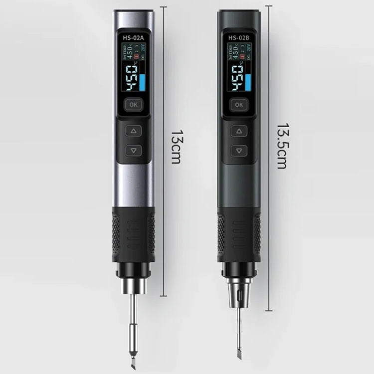 FNIRSI Portable Constant Temperature Soldering Iron Set, HS-02A Standard-B Round Tip, HS-02A Standard 6 Head, HS-02A Upgrade B+C2C Line+90W US Plug, HS-02A Upgrade B+C2C Line+100W US Plug+EU Adapter, HS-02A Upgrade 6 Head+C2C Line+90W US Plug          ...