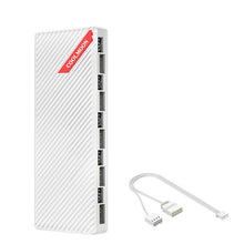 Load image into Gallery viewer, COOLMOON AM10 ARGB+PWM Dual 10 Ports Temperature Control Splitter Case Fan 5V 3Pin HUB