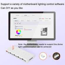 Load image into Gallery viewer, COOLMOON AM10 ARGB+PWM Dual 10 Ports Temperature Control Splitter Case Fan 5V 3Pin HUB
