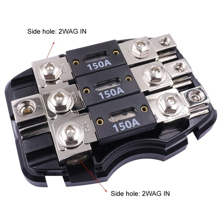 One To Three Car Audio Power Fuse Holder Fuse Junction Box, 3ANL3