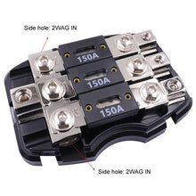 Load image into Gallery viewer, One To Three Car Audio Power Fuse Holder Fuse Junction Box, 3ANL3