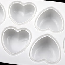 Load image into Gallery viewer, 8 Grids Heart Silicone Chocolate Mold Handmade Aroma Soap Mould, 8 Grids Heart
