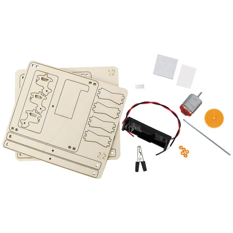 Electrical Carousel Assembly Model Children DIY Science Technology Production Homemade Toy