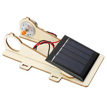 Load image into Gallery viewer, Solar Car DIY Wooden Assembly Children Educational Toy Science Technology Creator Work