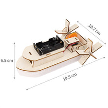 Load image into Gallery viewer, Children DIY Homemade Electrical Boat Model Science Classroom Experiment Material Kit
