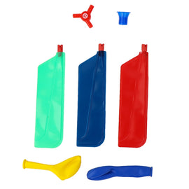 Homemade Propeller Balloon Helicopter Pupils Manual DIY Science Technology Invention Toy