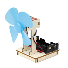 Load image into Gallery viewer, Kids DIY Homemade Electrical Fan Science Small Invention Fun Physics Circuit Experiment Material Kit