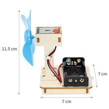 Load image into Gallery viewer, Kids DIY Homemade Electrical Fan Science Small Invention Fun Physics Circuit Experiment Material Kit