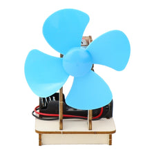 Load image into Gallery viewer, Kids DIY Homemade Electrical Fan Science Small Invention Fun Physics Circuit Experiment Material Kit