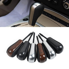 Load image into Gallery viewer, For BMW E Chassis Gear Lever Head, Universal For Left And Right Driving, Short Rod Round Head, Long Rod Round Head, 1/3 Series Z4 Round Head Walnut, 1/3 Series Z4 Round Head Carbon Fiber Pattern, 1/3 Series Z4 Round Head Silver                         ...