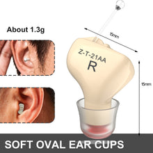 Load image into Gallery viewer, 1pair  Invisible In-Ear Hearing Aid Sound Amplifier For The Elderly And Hearing Impaired, 1pair Black, 1pair Skin, 1pair Red and Blue