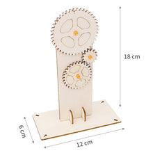 Load image into Gallery viewer, Gear Triple Action Physics Experiment Variable Speed Transmission Material Kit Kids Puzzle Toy, Gear Triple Action