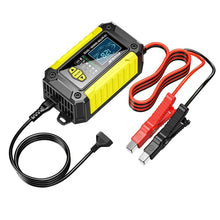 Load image into Gallery viewer, FOXSUR Cars Motorcycles 12V Lithium Cattery Charger With Battery Detection, US Plug, EU Plug, UK Plug, AU Plug