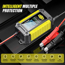 Load image into Gallery viewer, FOXSUR Cars Motorcycles 12V Lithium Cattery Charger With Battery Detection, US Plug, EU Plug, UK Plug, AU Plug