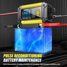 Load image into Gallery viewer, FOXSUR Cars Motorcycles 12V Lithium Cattery Charger With Battery Detection, US Plug, EU Plug, UK Plug, AU Plug