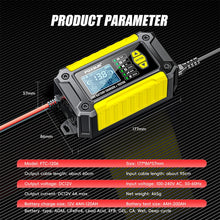 Load image into Gallery viewer, FOXSUR Cars Motorcycles 12V Lithium Cattery Charger With Battery Detection, US Plug, EU Plug, UK Plug, AU Plug