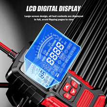 Load image into Gallery viewer, FOXSUR Automobile Motorcycle Battery Voltage Capacity Tester, Red