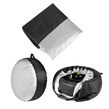 Load image into Gallery viewer, 210D Oxford Cloth Car Waterproof Dirt-resistant Tire Protective Cover, 65x37cm, 80x47cm, 4pcs 65x37cm, 4pcs 80x47cm