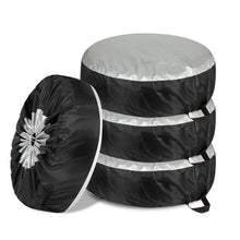 Load image into Gallery viewer, 210D Oxford Cloth Car Waterproof Dirt-resistant Tire Protective Cover, 65x37cm, 80x47cm, 4pcs 65x37cm, 4pcs 80x47cm