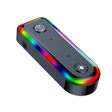 Load image into Gallery viewer, Q3 2-in-1 RGB Light Bluetooth Audio Receiver Launcher Car Audio Adapter, Q3