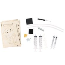 Load image into Gallery viewer, Wooden Hydraulic Excavator Pupils DIY Technology Small Production Science Experiment Materials, Wooden Hydraulic Excavator