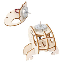 Load image into Gallery viewer, DIY Solar Helicopter Technology Small Production Children Wooden Assembled Aircraft Model, DIY Solar Helicopter