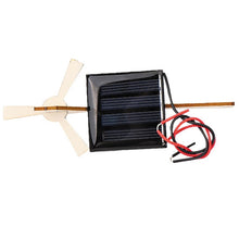 Load image into Gallery viewer, DIY Solar Helicopter Technology Small Production Children Wooden Assembled Aircraft Model, DIY Solar Helicopter