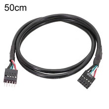 Load image into Gallery viewer, Motherboard 9Pin USB2.0 Extension Cable 26AWG Double Shielded Cord, 20cm, 30cm, 50cm, 60cm