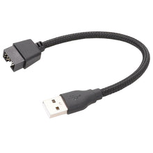 Load image into Gallery viewer, USB-A Male To 9Pin Motherboard Built-In RGB Data To External U Port Adapter Cable, USB-A Male To 9Pin