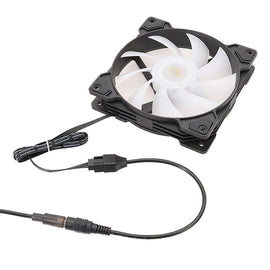 DC5521 Power Adapter To 12V Computer Case 4Pin Fan Cable, DC5521 To 12V 4Pin
