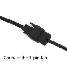 Load image into Gallery viewer, DC5521 Power Adapter To 12V Computer Case 4Pin Fan Cable, DC5521 To 12V 4Pin