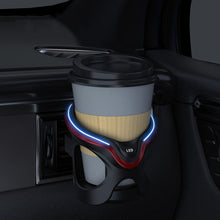Load image into Gallery viewer, Car Cup Holder Air Conditioner Outlet Multifunctional Storage Rack, Black Red LED Light, Black Silver LED Light, Black Red Ordinary, Black Silver Ordinary