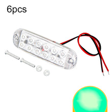 Load image into Gallery viewer, 6pcs 12-Bead LED Flashing Warning Lights Motorcycle RV Signal Lights, White Light, Yellow Light, Red Light, Blue Light, Green Light